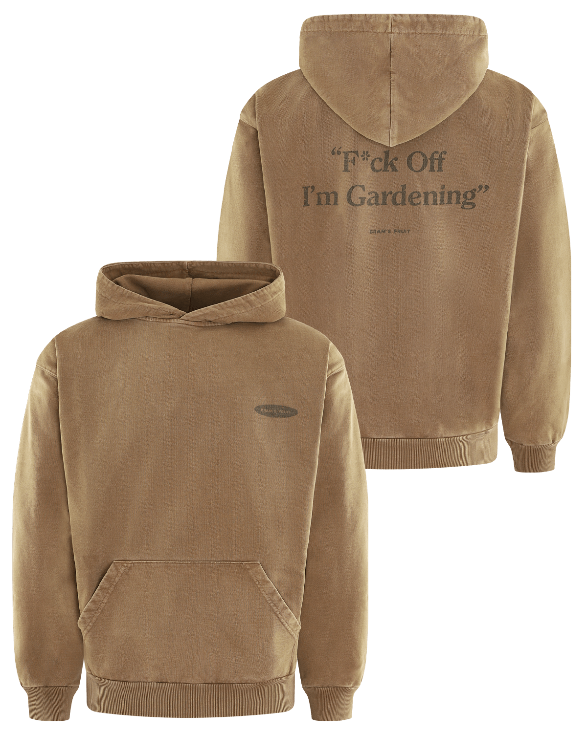 Bram's Fruit Heren Distressed Fuck Off Hoodie - Eleganza.nl