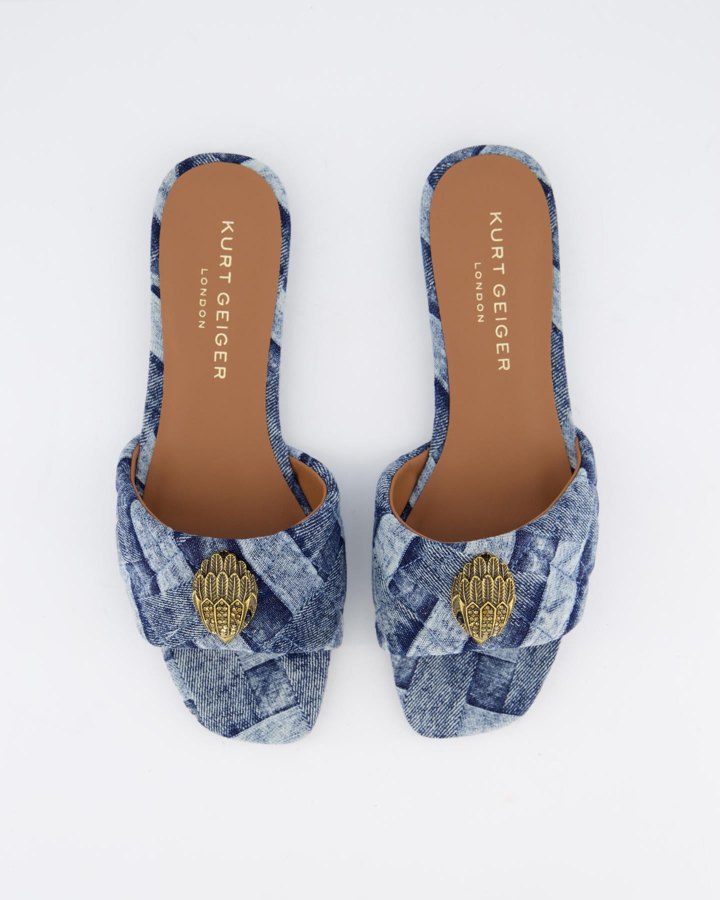 Dames Kensington Flat Slipper Blauw