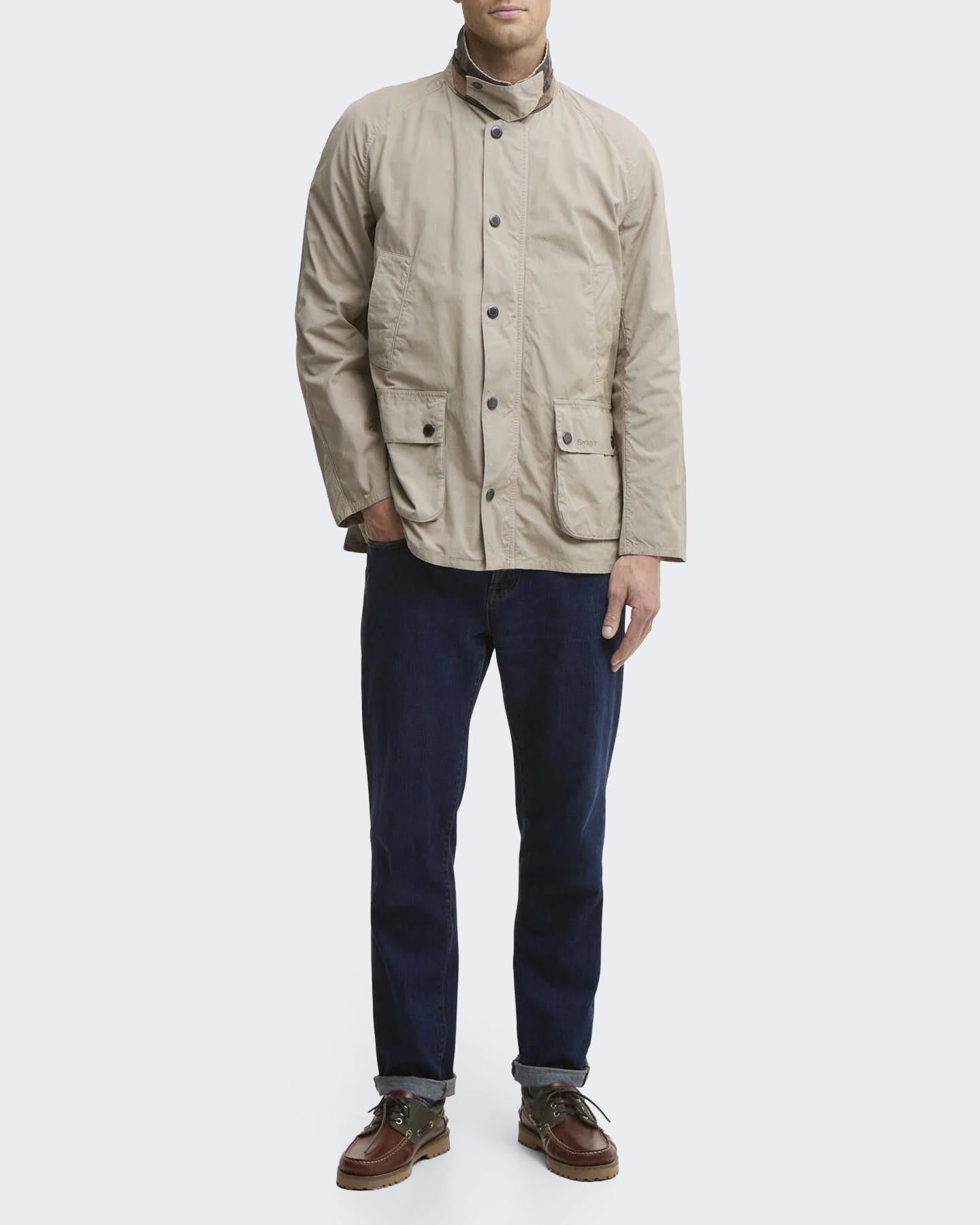 Heren Ashby Casual Jacket Grijs