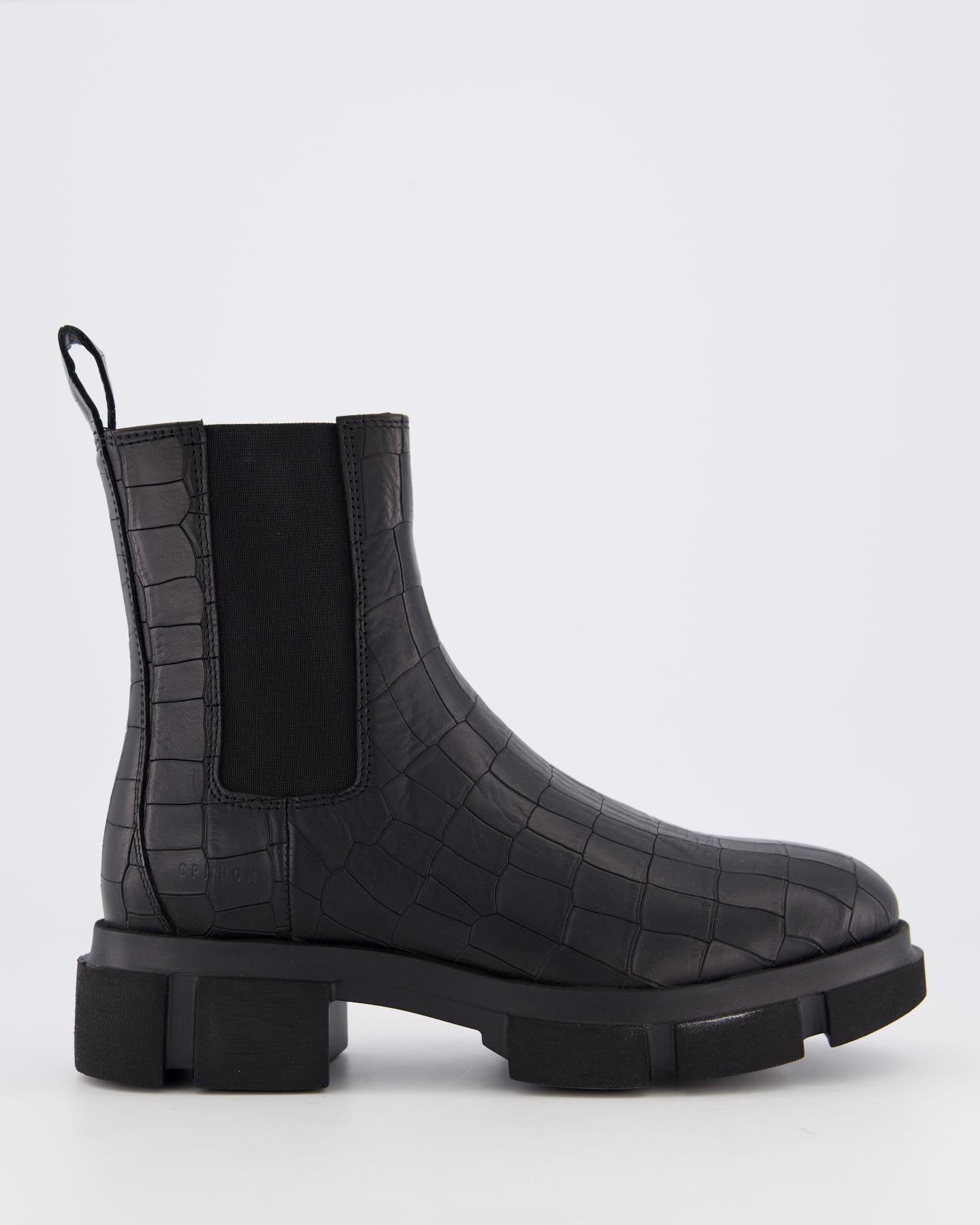 Dames CPH570 Croco Boot Zwart