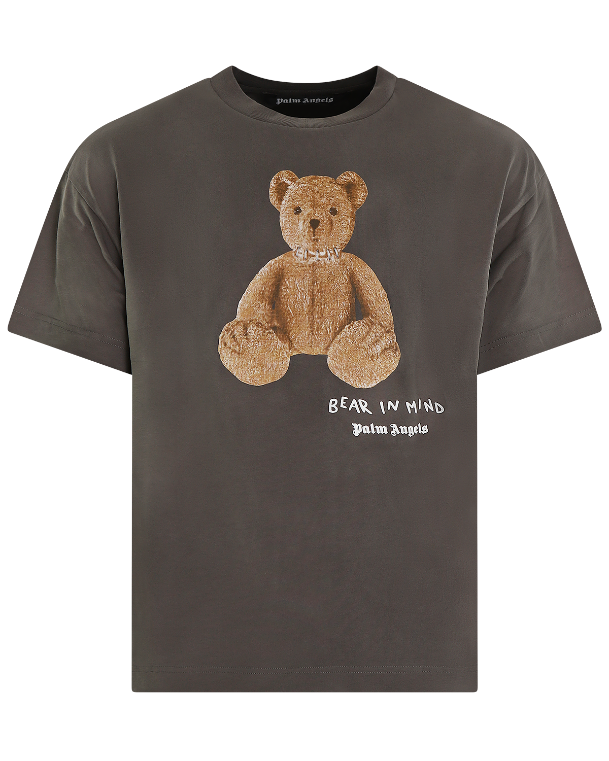 Heren Bear in Mind T-Shirt Grijs
