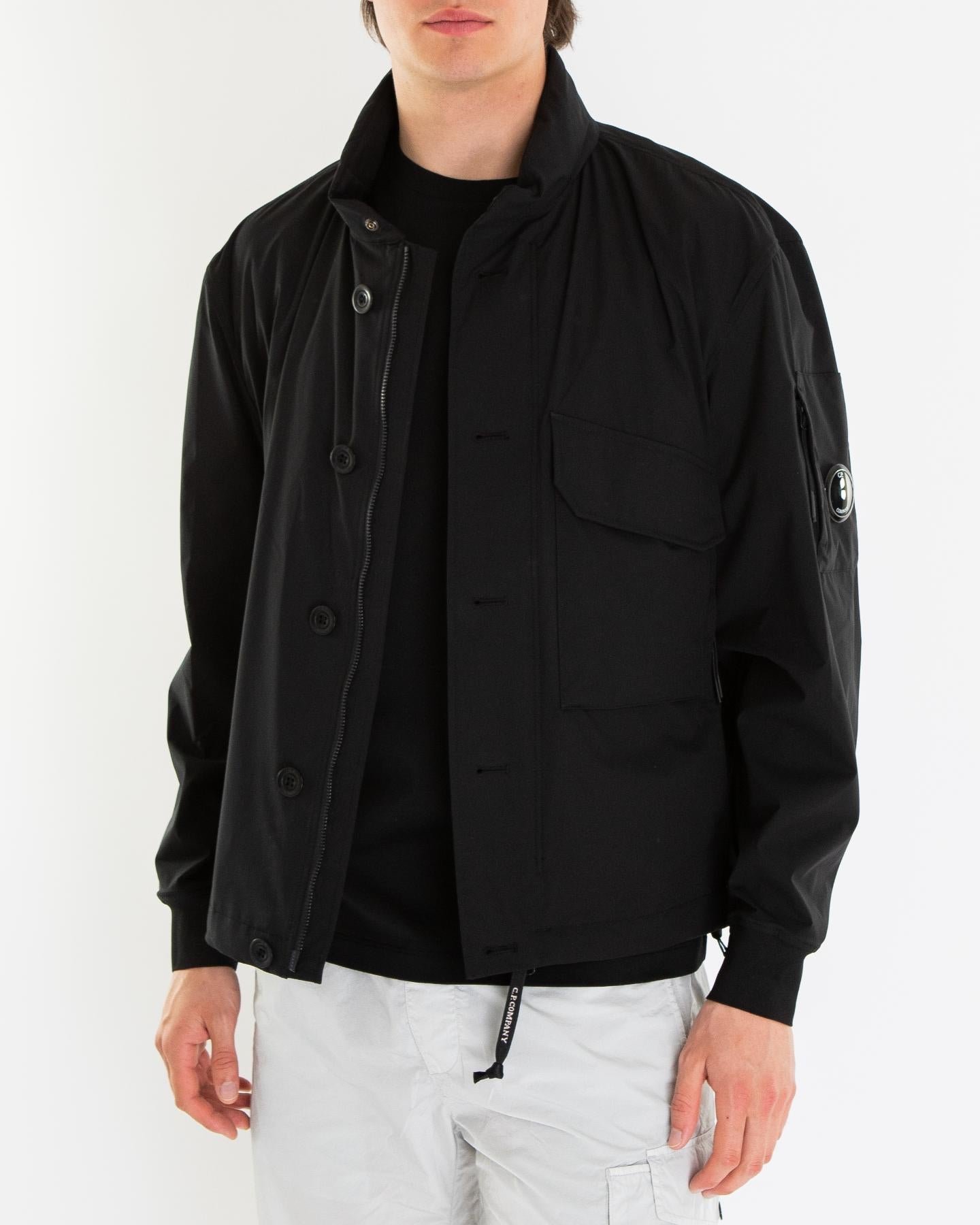 Heren Pro-Tek Button Hood Jack Zwart
