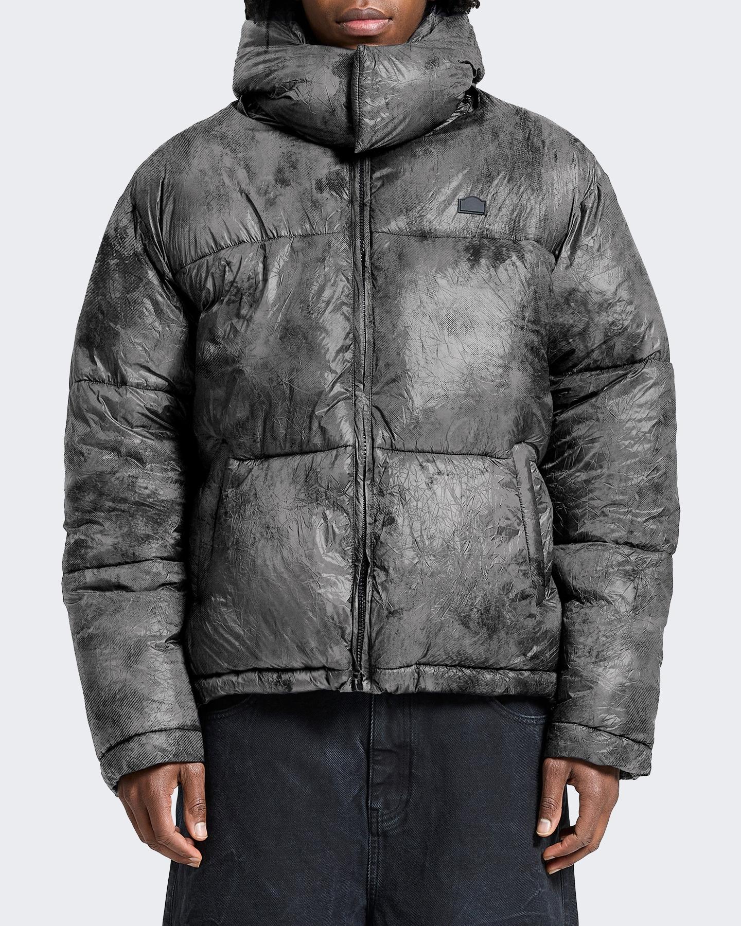 Heren Wrinkled Puffer Jacket
