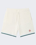 Heren Boucle Shorts Wit
