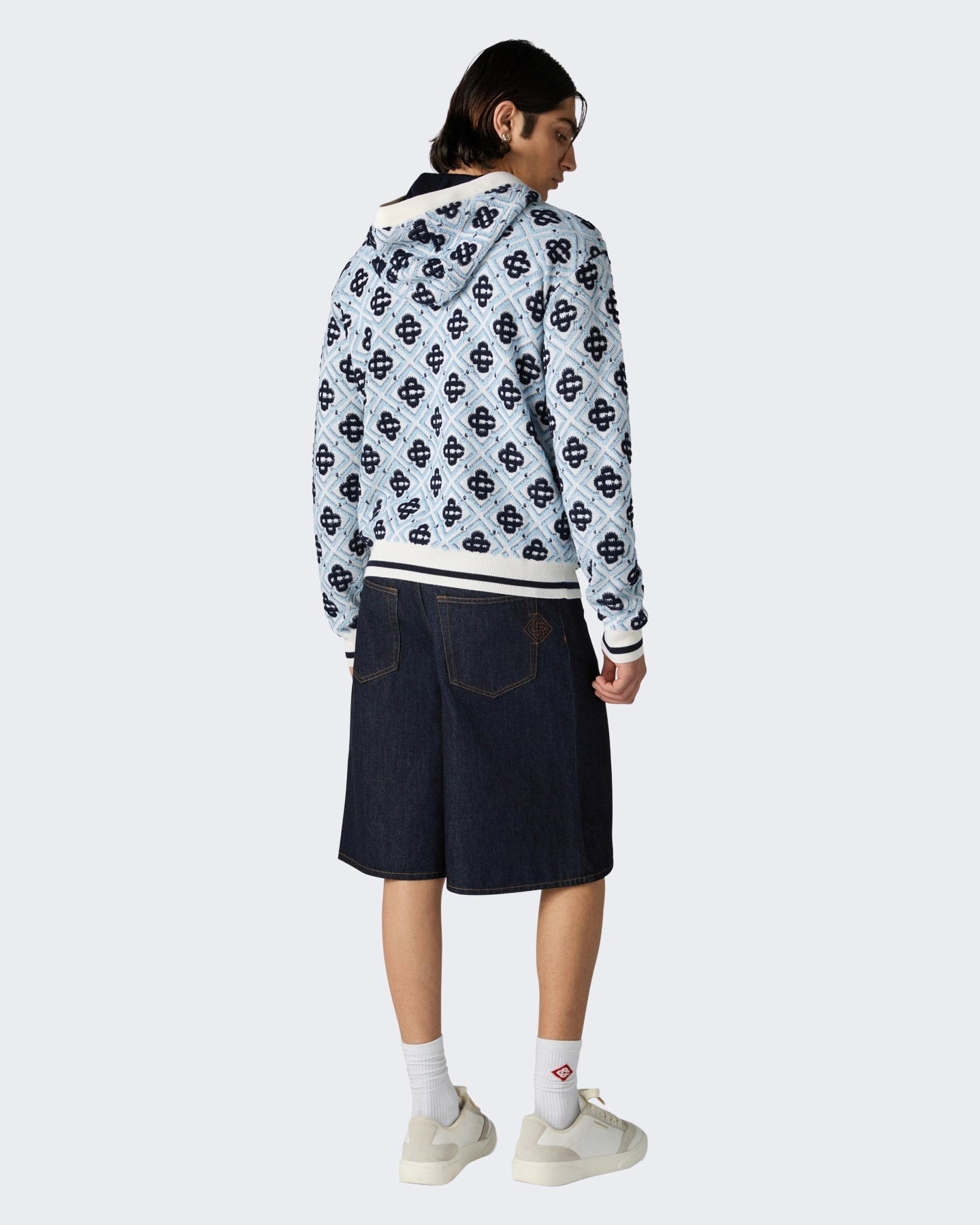 Casablanca Heren Monogram Zip Up Hoodie Cc Monogram - Eleganza.nl