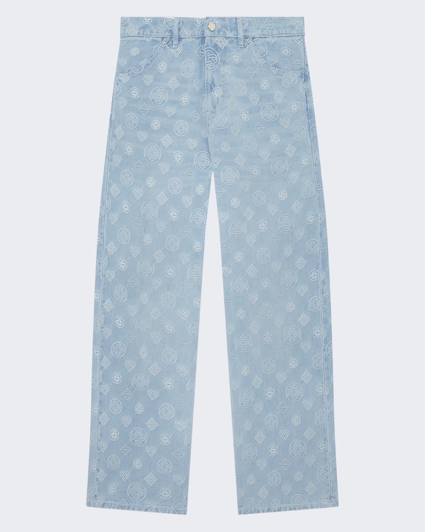 Casablanca Heren RELAXED - FIT MONOGRAM JEANS - Eleganza.nl