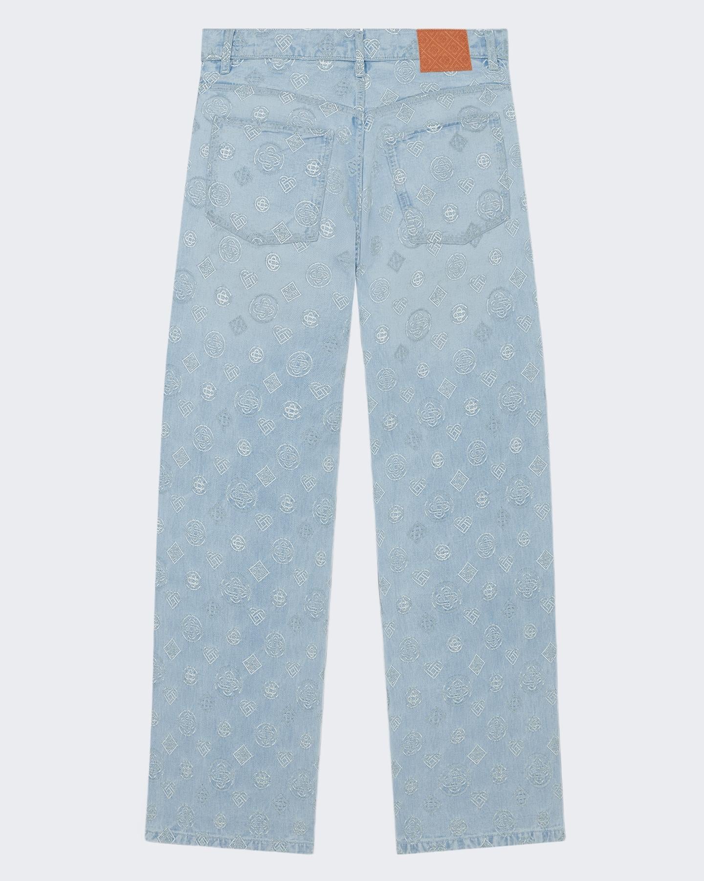 Casablanca Heren RELAXED - FIT MONOGRAM JEANS - Eleganza.nl