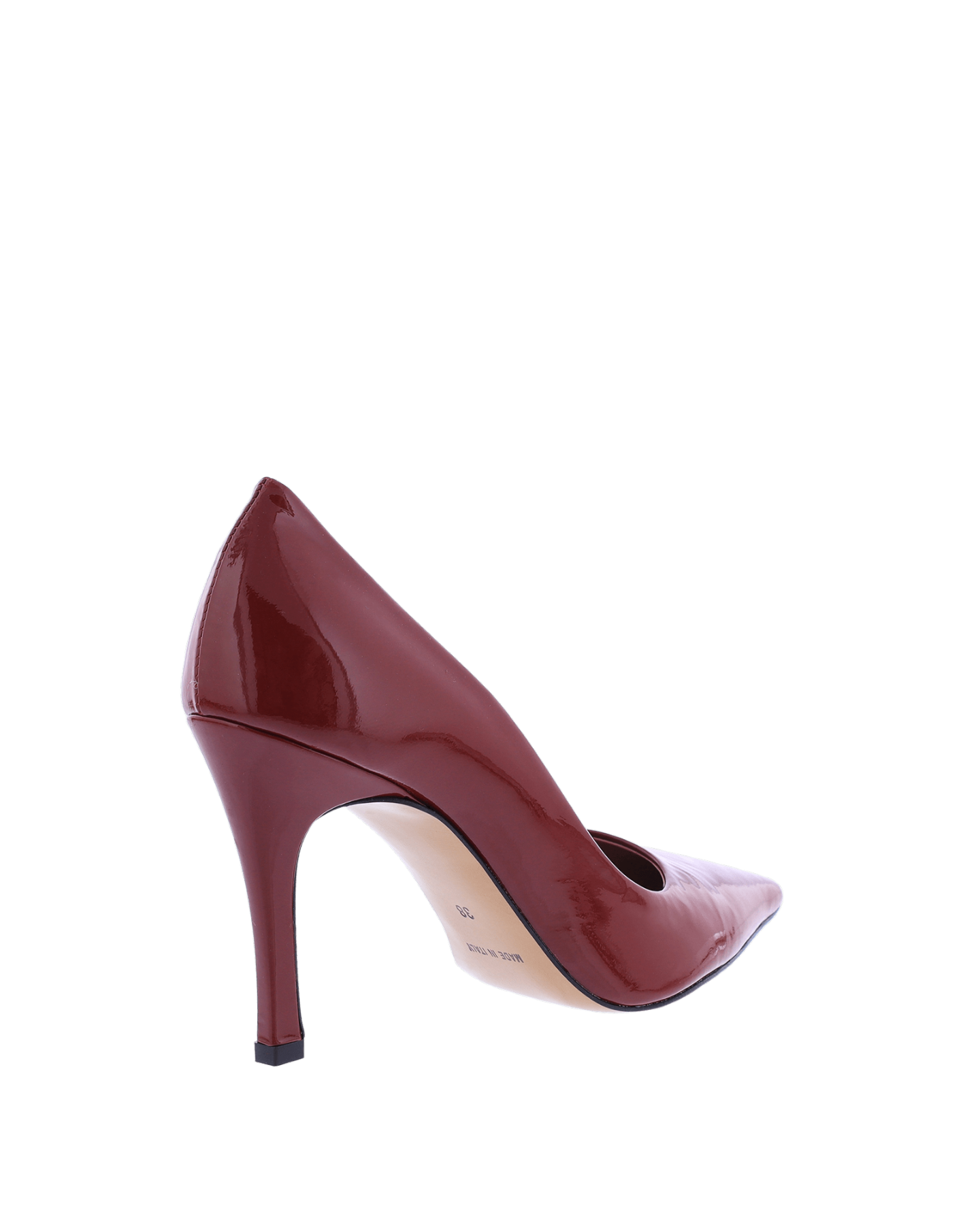 Dames Lakleren Pump Rood