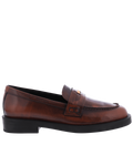 Paris Punk Dames Bras Penny Loafer Braun — huidige kleur