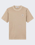 Herren-T-Shirt mit kurzem Bund — huidige kleur
