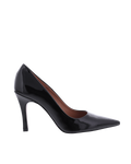 Paris Punk Dames Lackleder Pump Schwarz