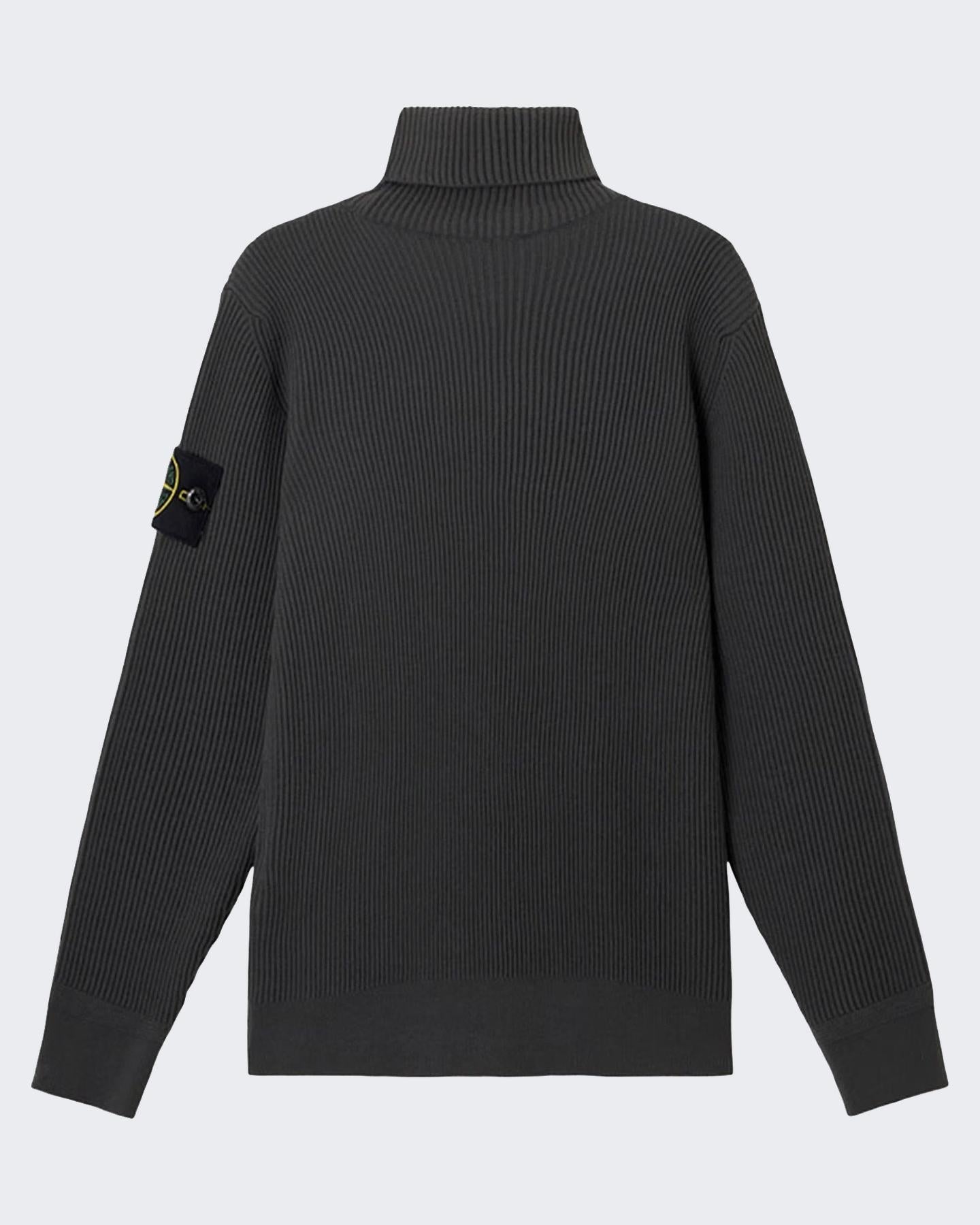Heren Turtleneck Sweater Grijs