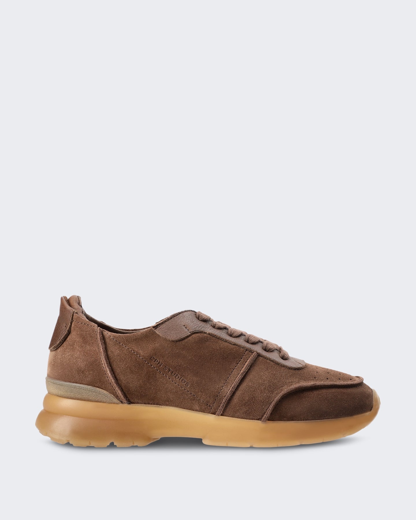 Copenhagen Studios Dames Schoen van leren mix in mokka - Eleganza.nl