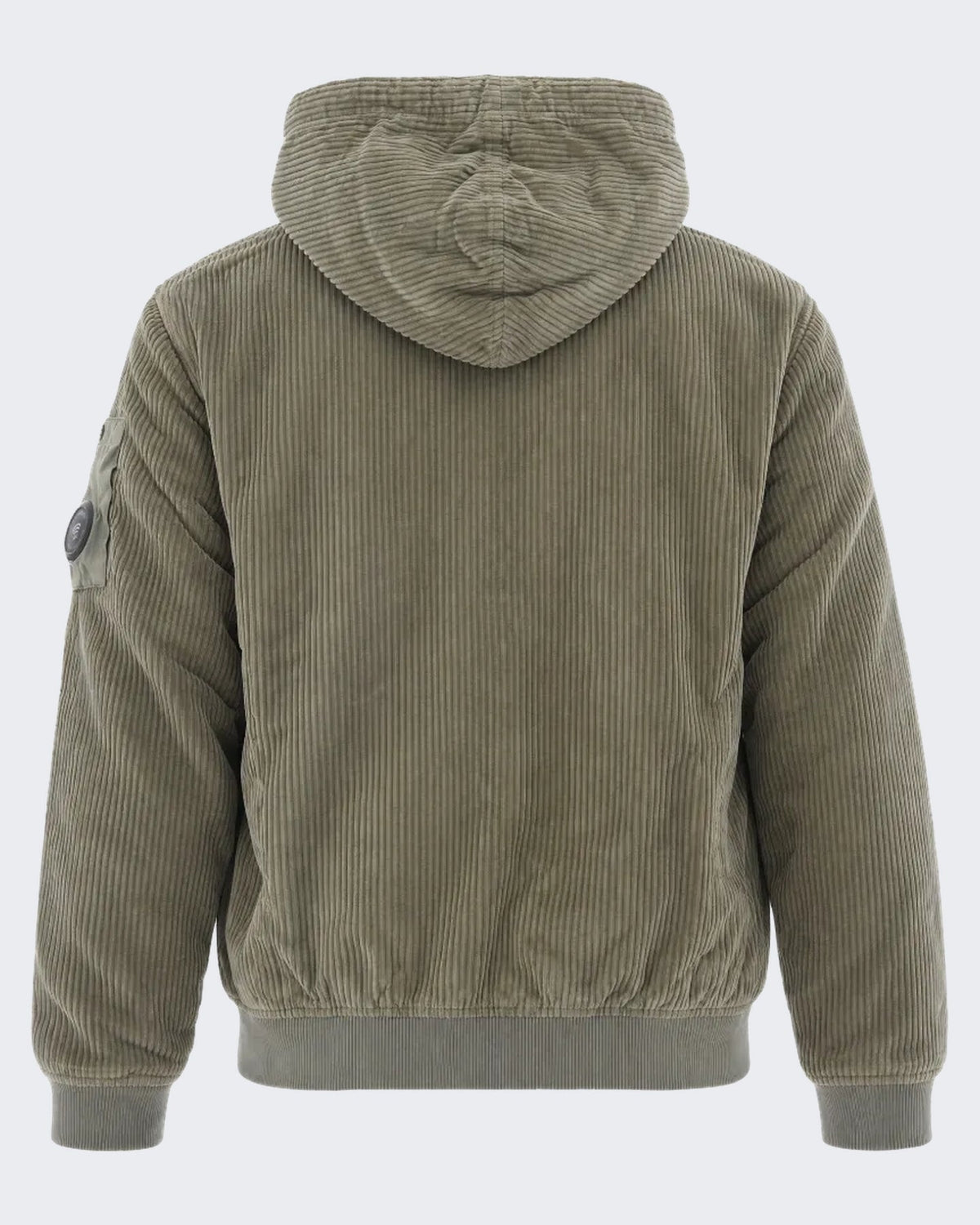 C.P.Company Heren Hoodie met open kraag Steengrijs - Eleganza.nl