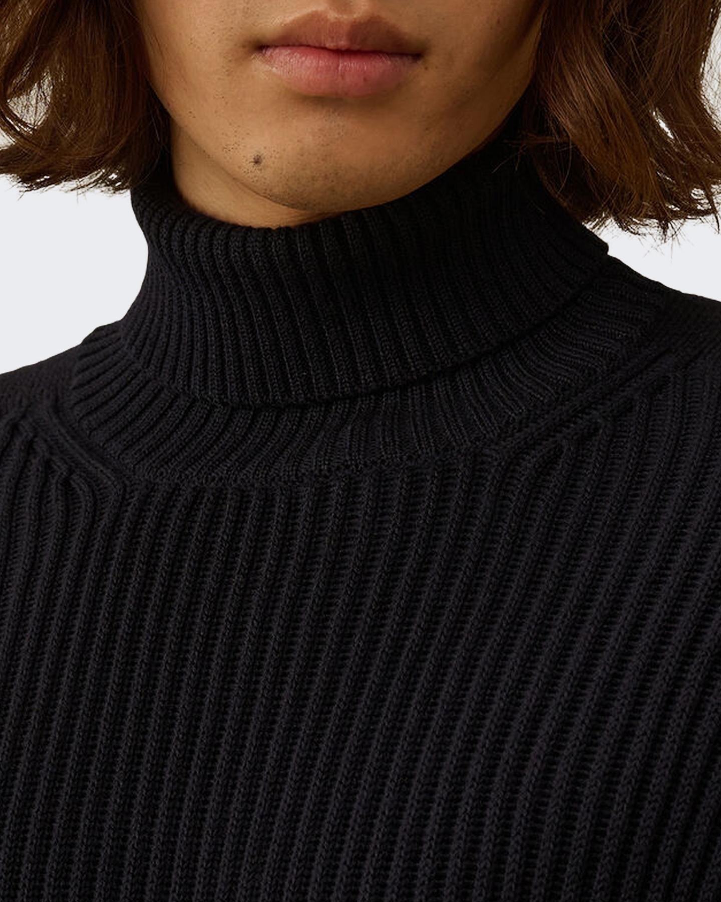 C.P.Company Heren Re - Wool Lens Sweater Blauw - Eleganza.nl