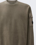 Heren Sweatshirt met ronde hals Grijs — huidige kleur