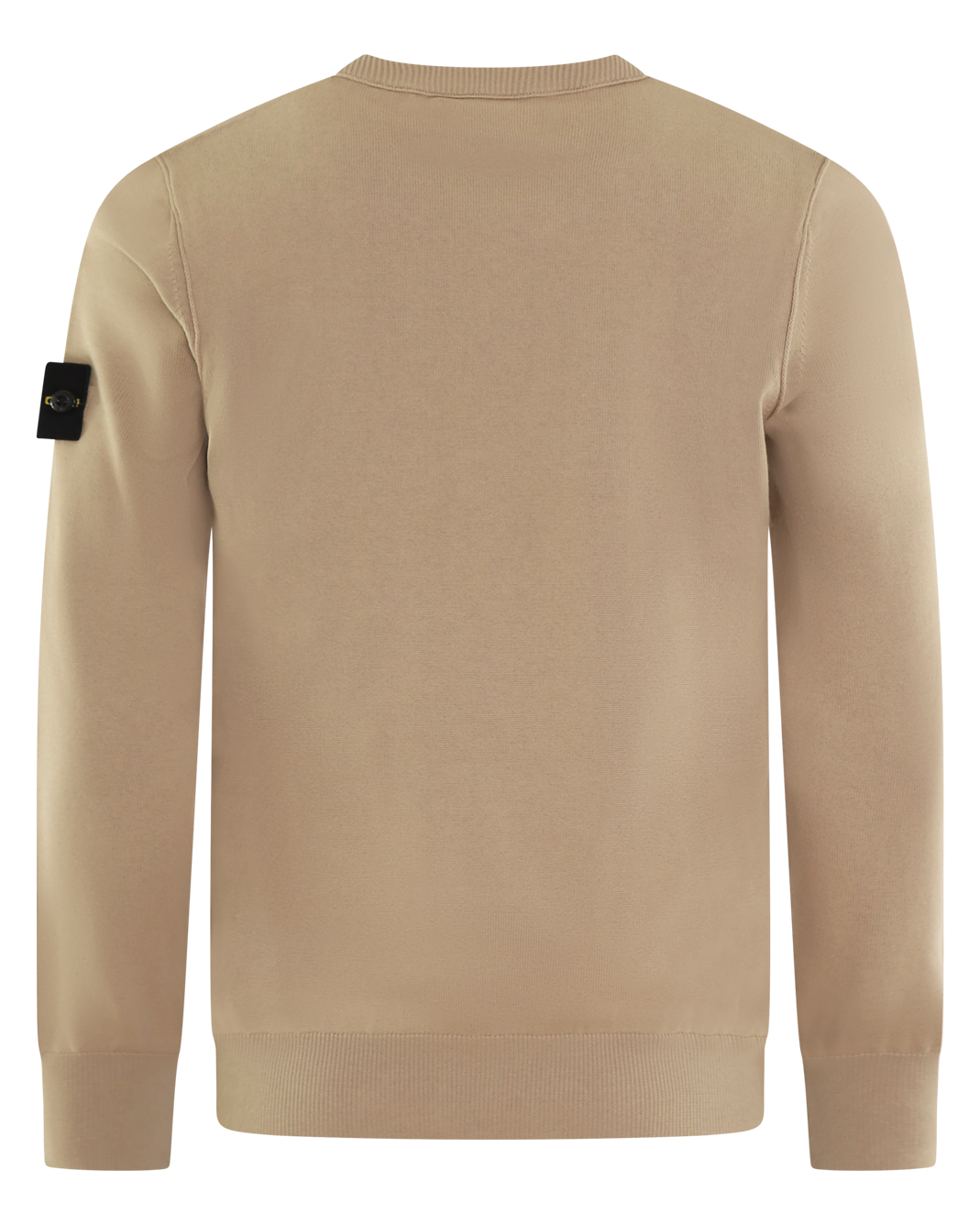 Heren Logopatch Crew Neck Bruin