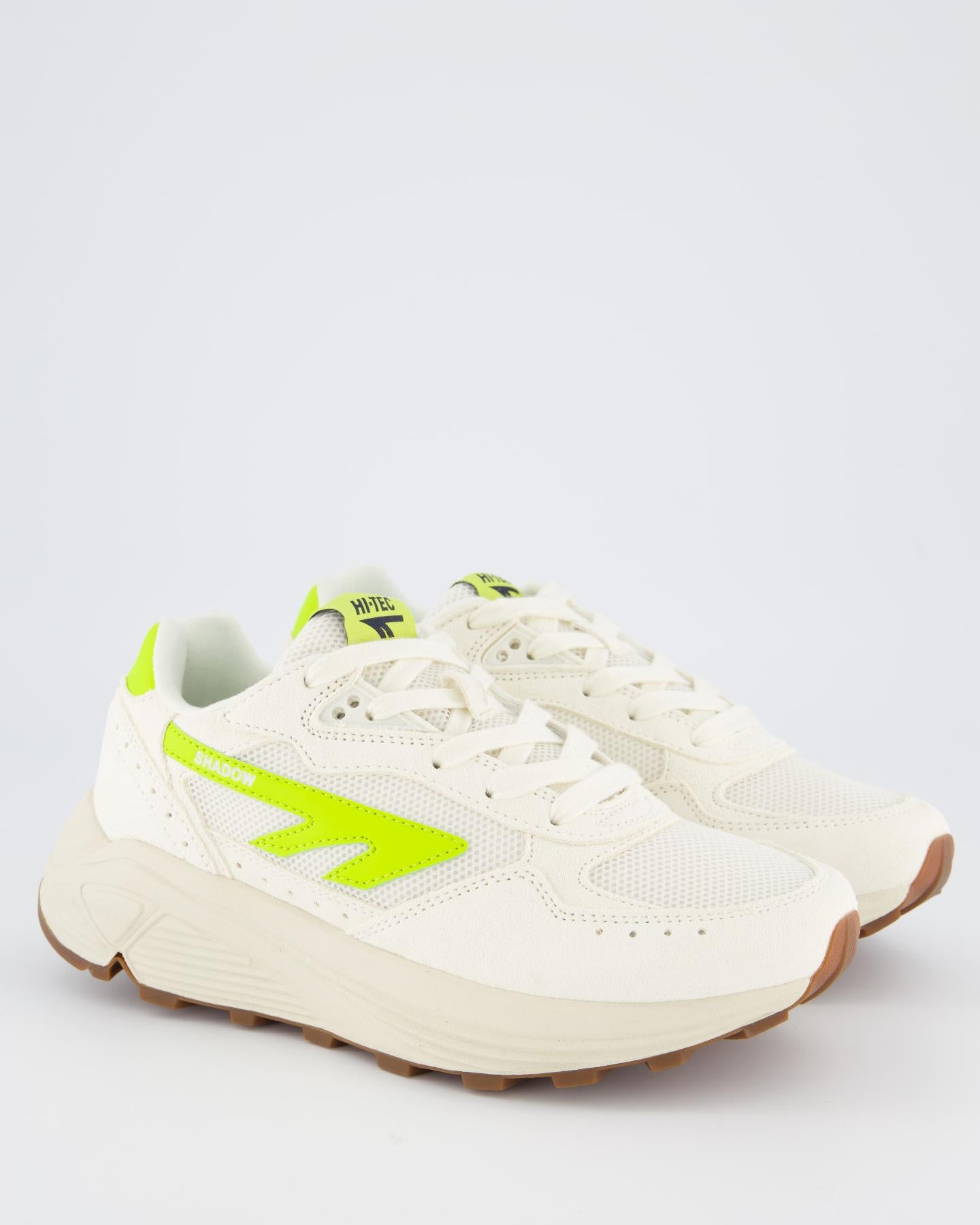 Dames Hts Shadow Rgs Wit/Lime