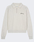 Herren-Raglanpullover mit halbem Reißverschluss