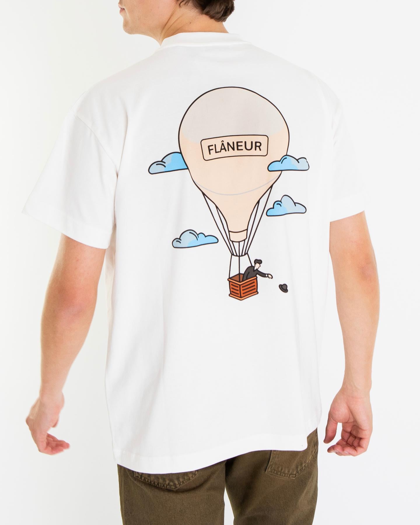 Heren Aéronautique T-Shirt Wit