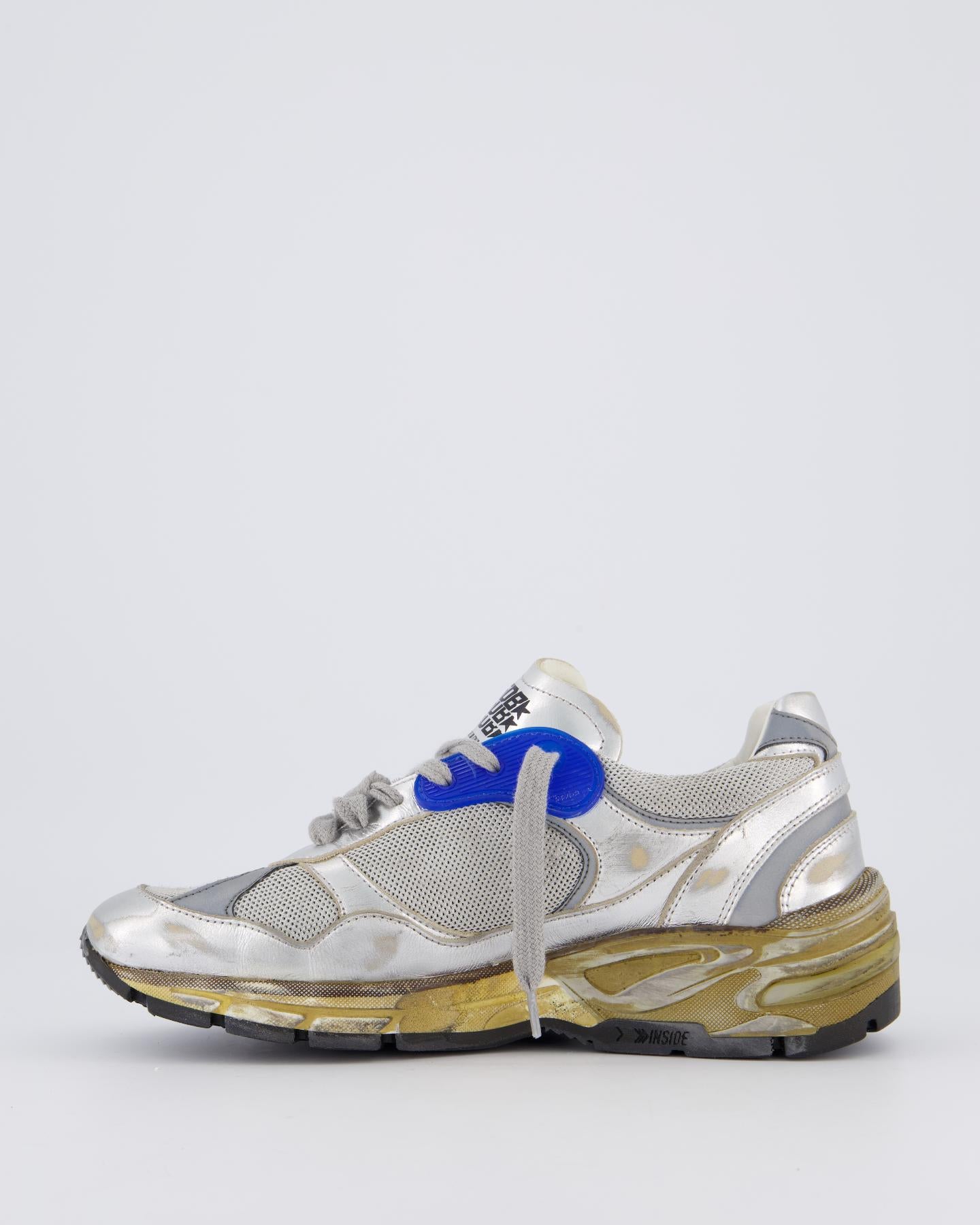 Dames Running Dad Metallic Zilver