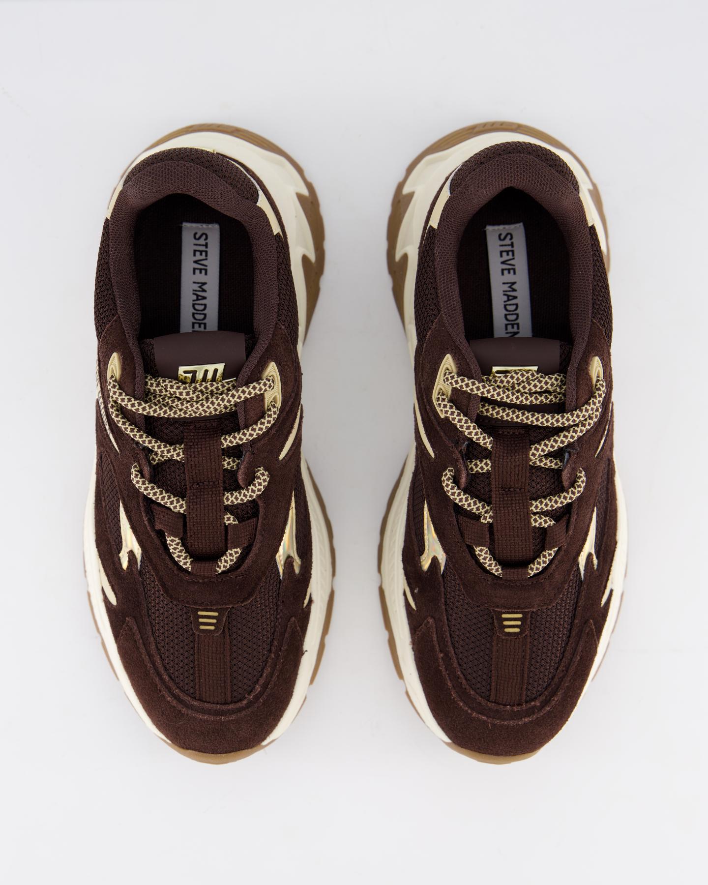 Dames Ample Sneaker Bruin