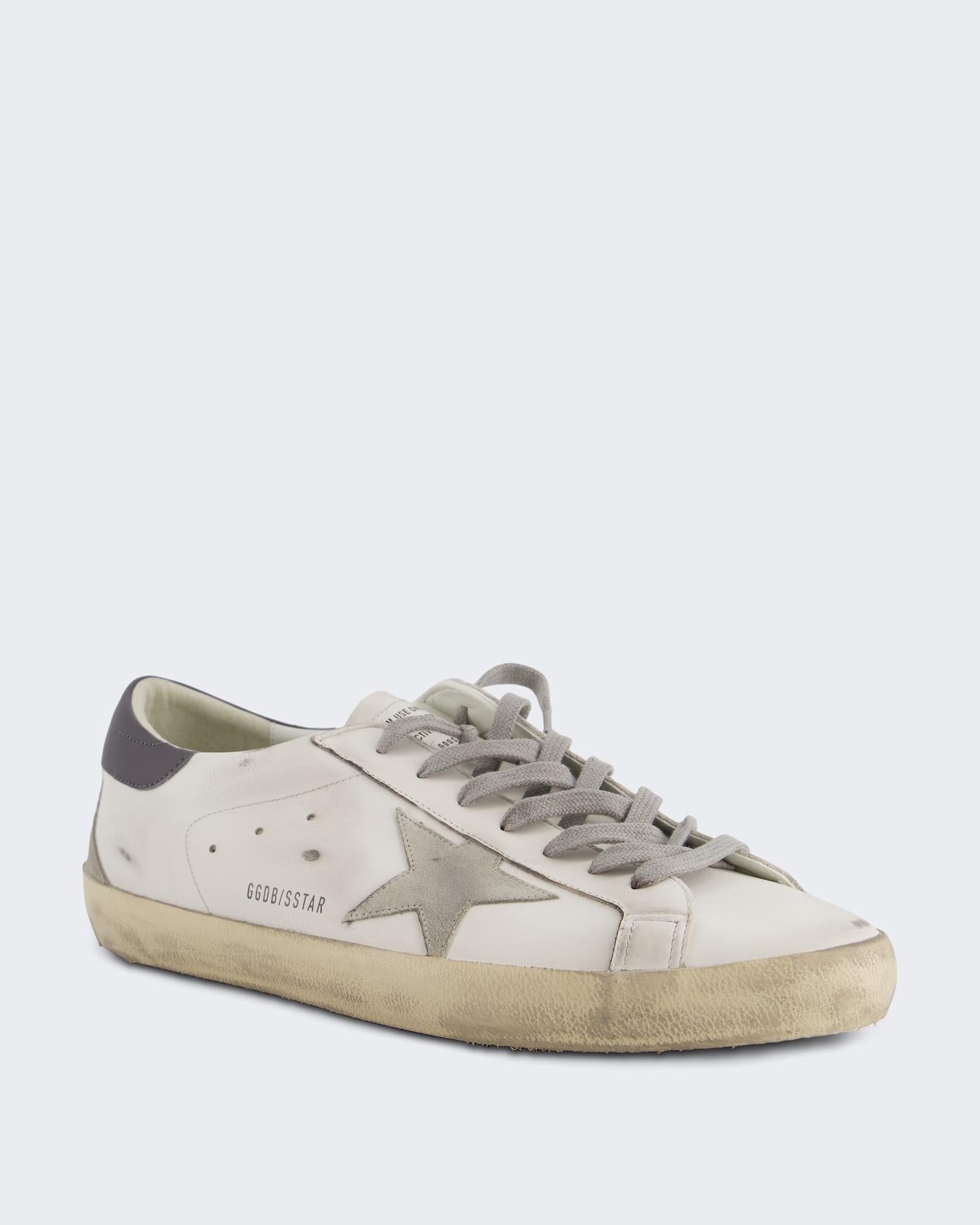 Heren Super Star Sneaker Wit/Grijs