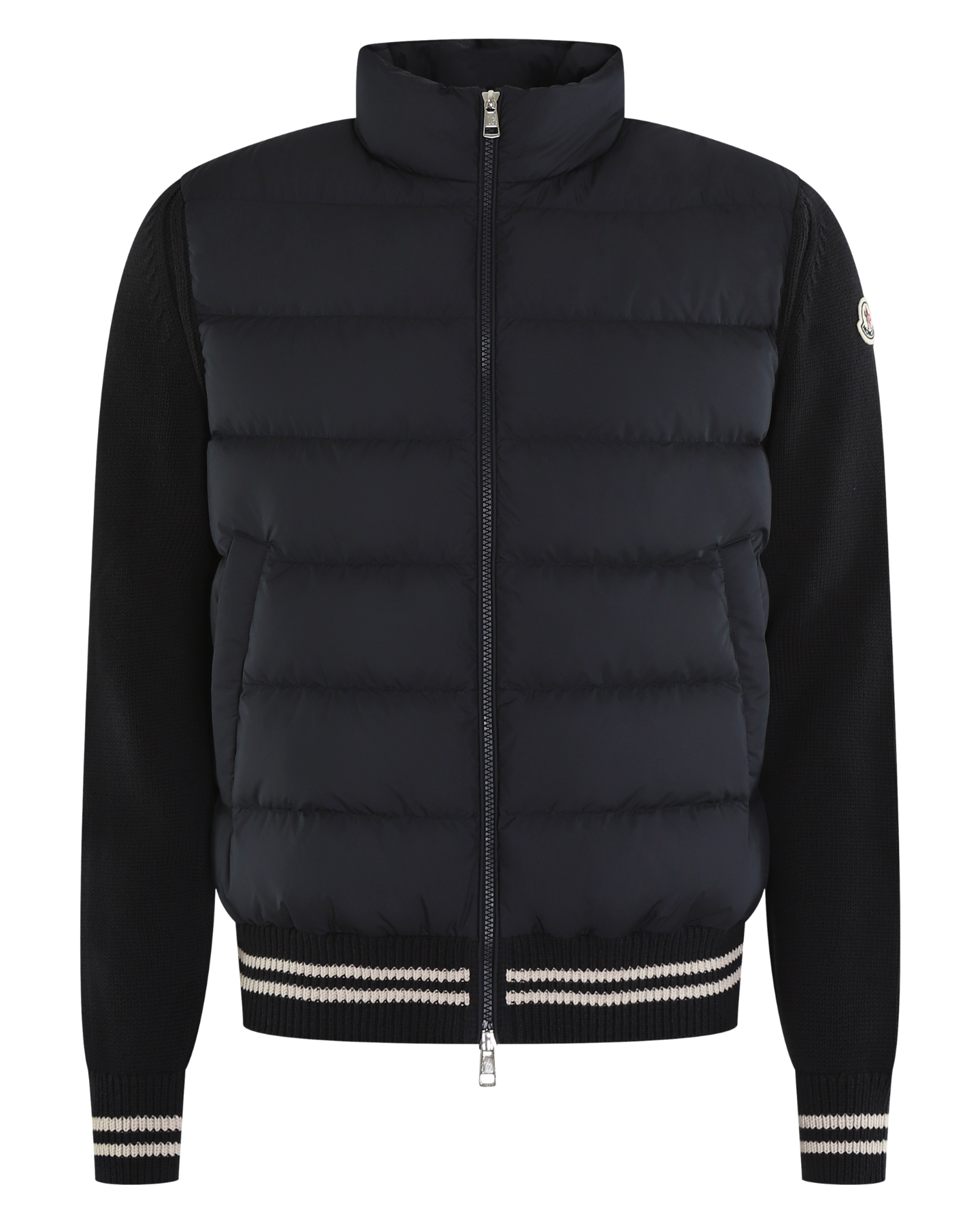 Heren Padded Cotton Jacket Blauw