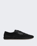 Herren Klassische Lederschnürschuhe Schwarz — huidige kleur