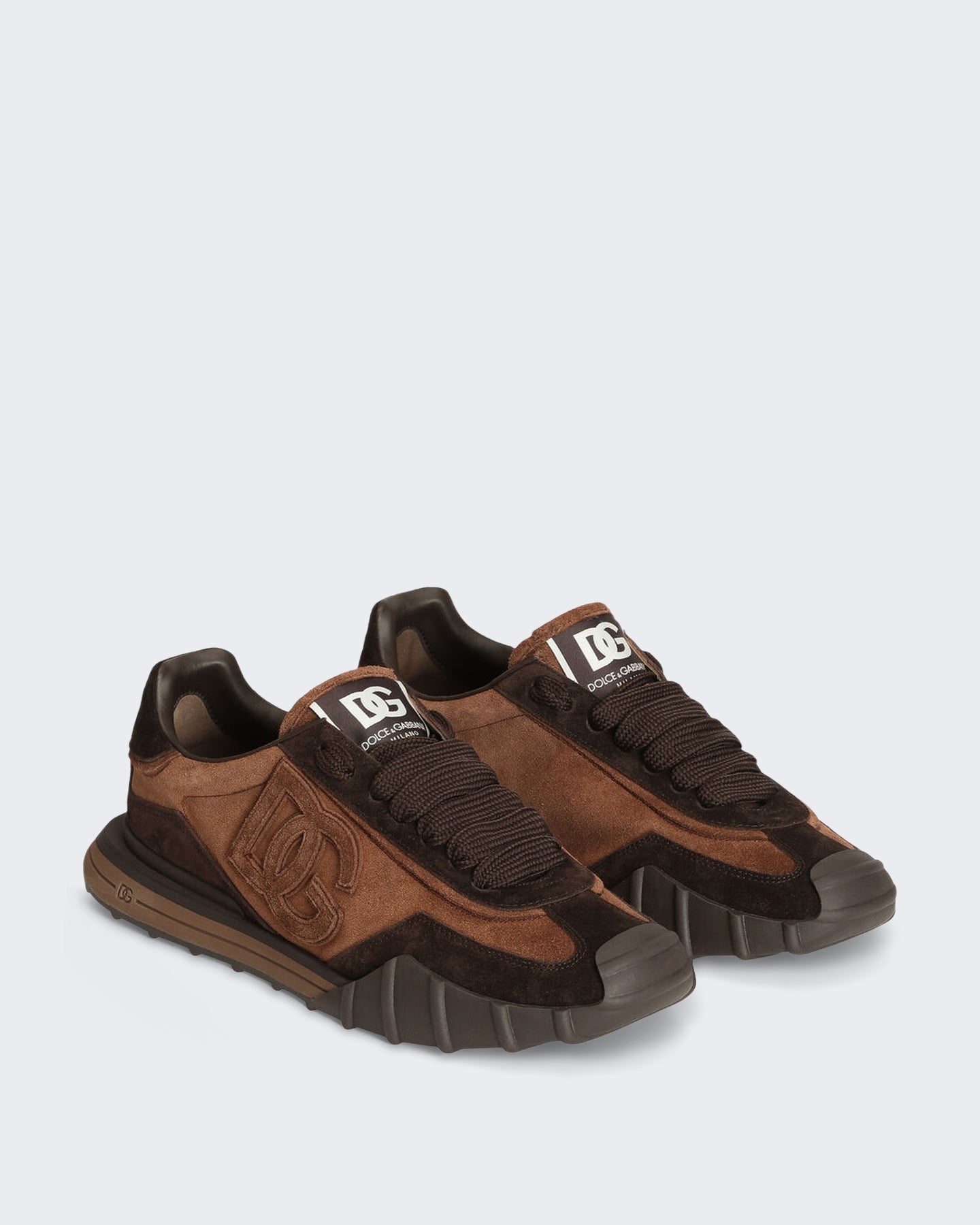 Dolce&Gabbana Heren Low-top sneakers Bruin - Eleganza.nl