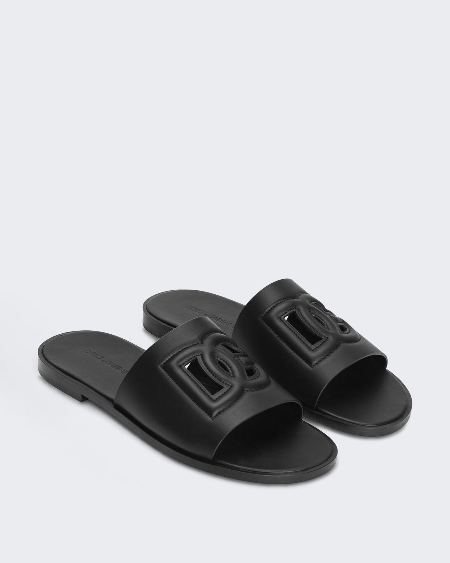 Dolce&Gabbana Heren Slides zwart - Eleganza.nl