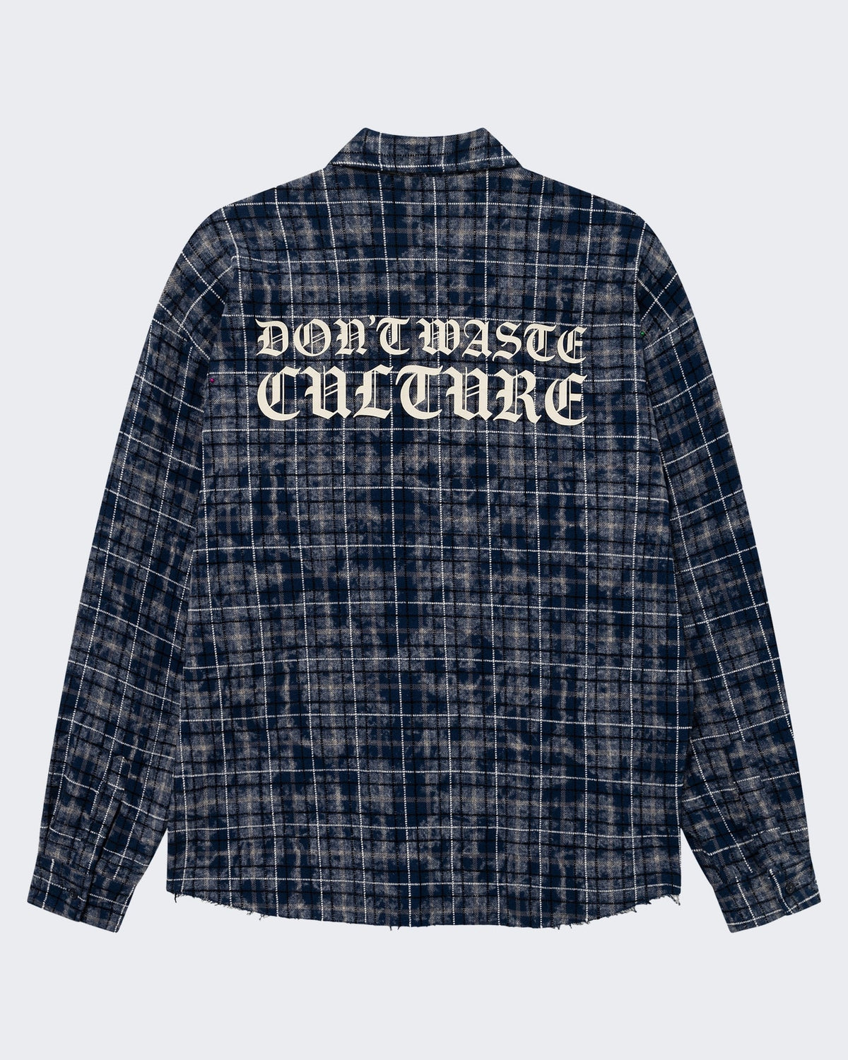 Don't Waste Culture Heren Overhemd met klassieke pasvorm Blauw - Eleganza.nl