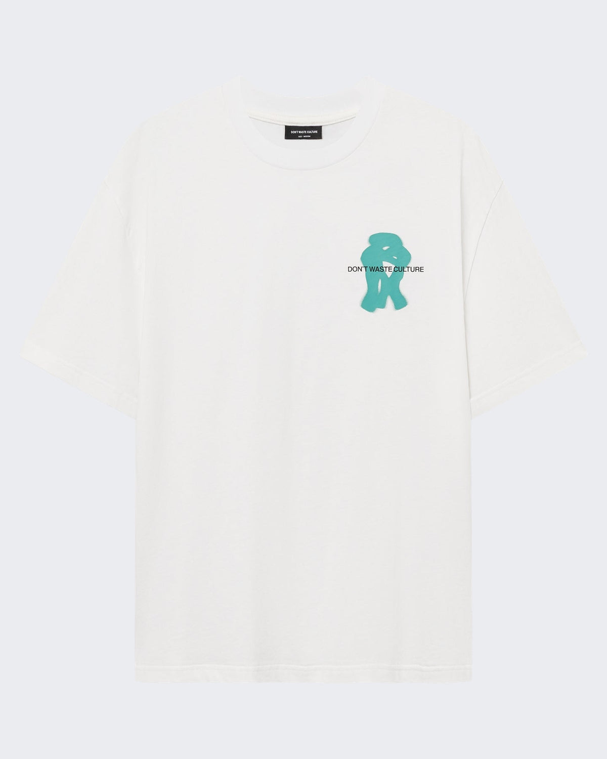 Don't Waste Culture Heren T-shirt met klassieke pasvorm Off White - Eleganza.nl