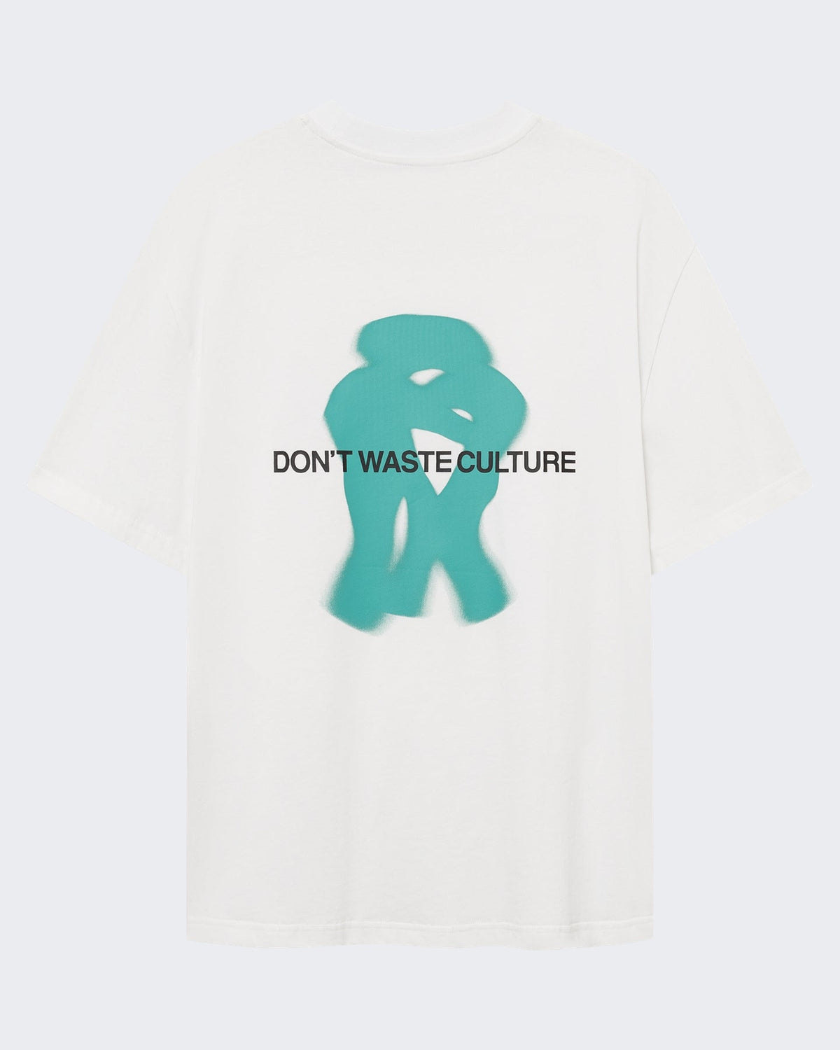 Don't Waste Culture Heren T-shirt met klassieke pasvorm Off White - Eleganza.nl