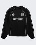 Herren Zeni Longsleeve-Black Schwarz
