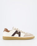 Atelier Verdi Herren Vico Sneaker Weiß/Beige — huidige kleur