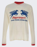 Herren Mesh Pegasus Langarm-T-Shirt