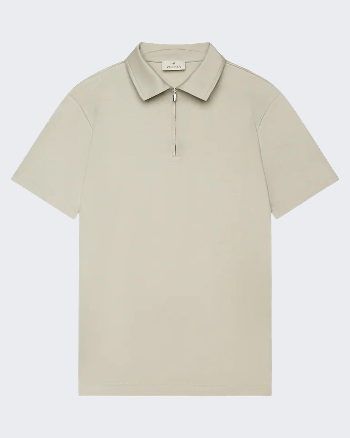 Heren Supima Polo Zip Collar