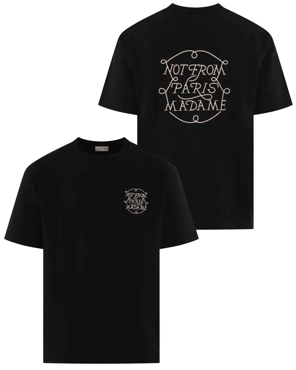 Drole De Monsieur Heren Le Tshirt Slogan Tresses - Eleganza.nl