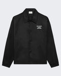 Herren Slogan Jacket Schwarz