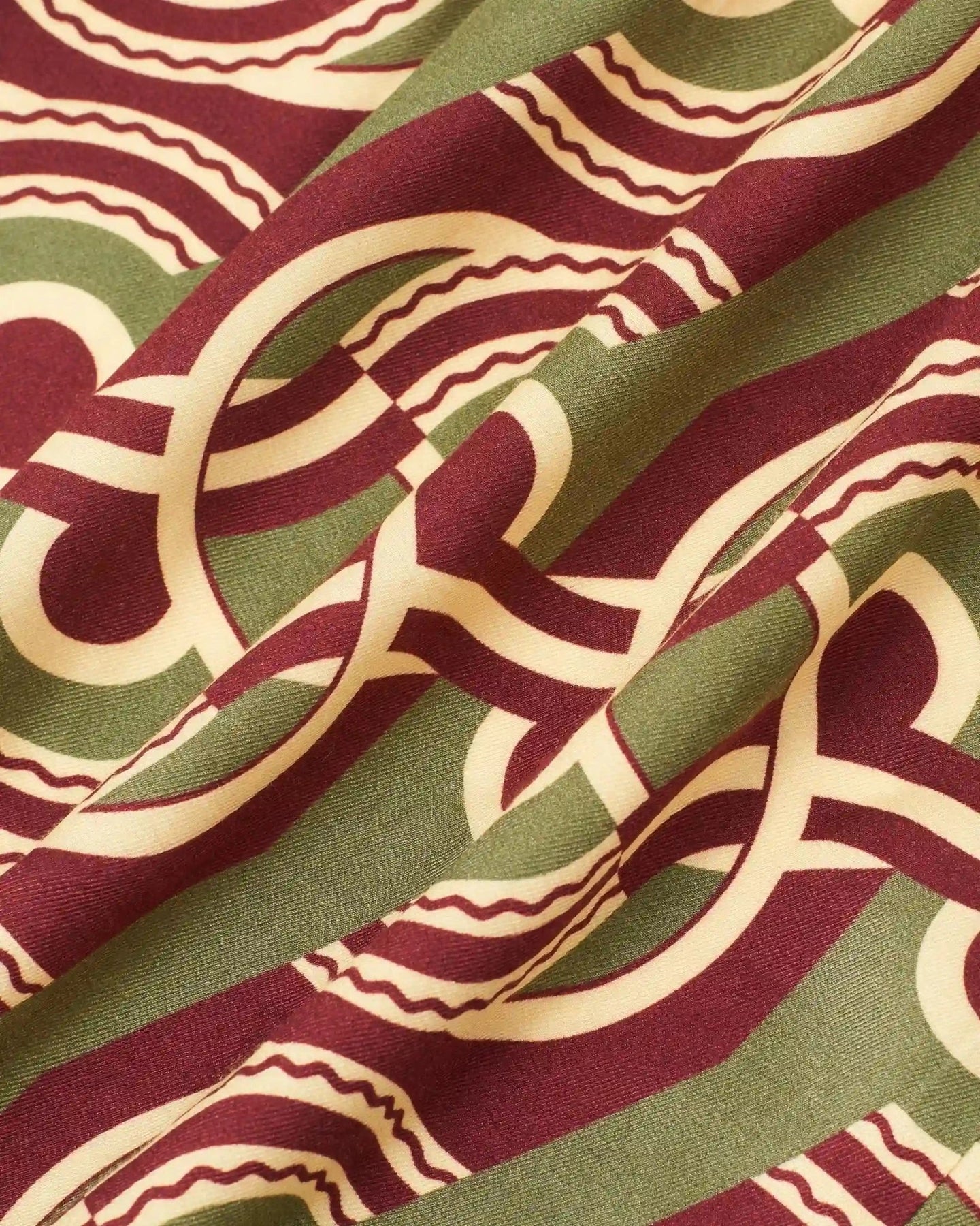 Drole De Monsieur Heren Viscose Chain Link Monogram Shirt Zwart - Eleganza.nl