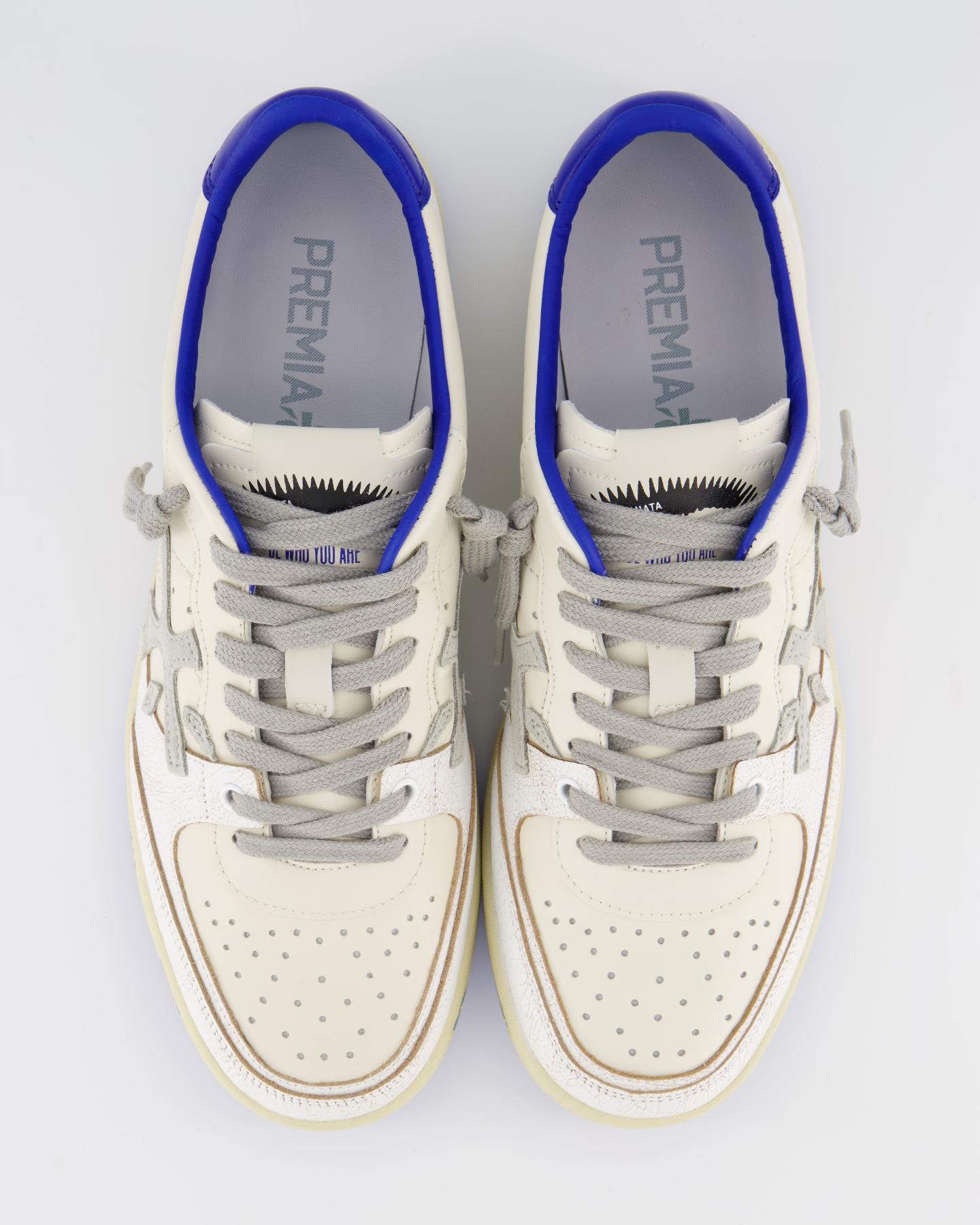 Heren Clay Sneaker Wit/Blauw
