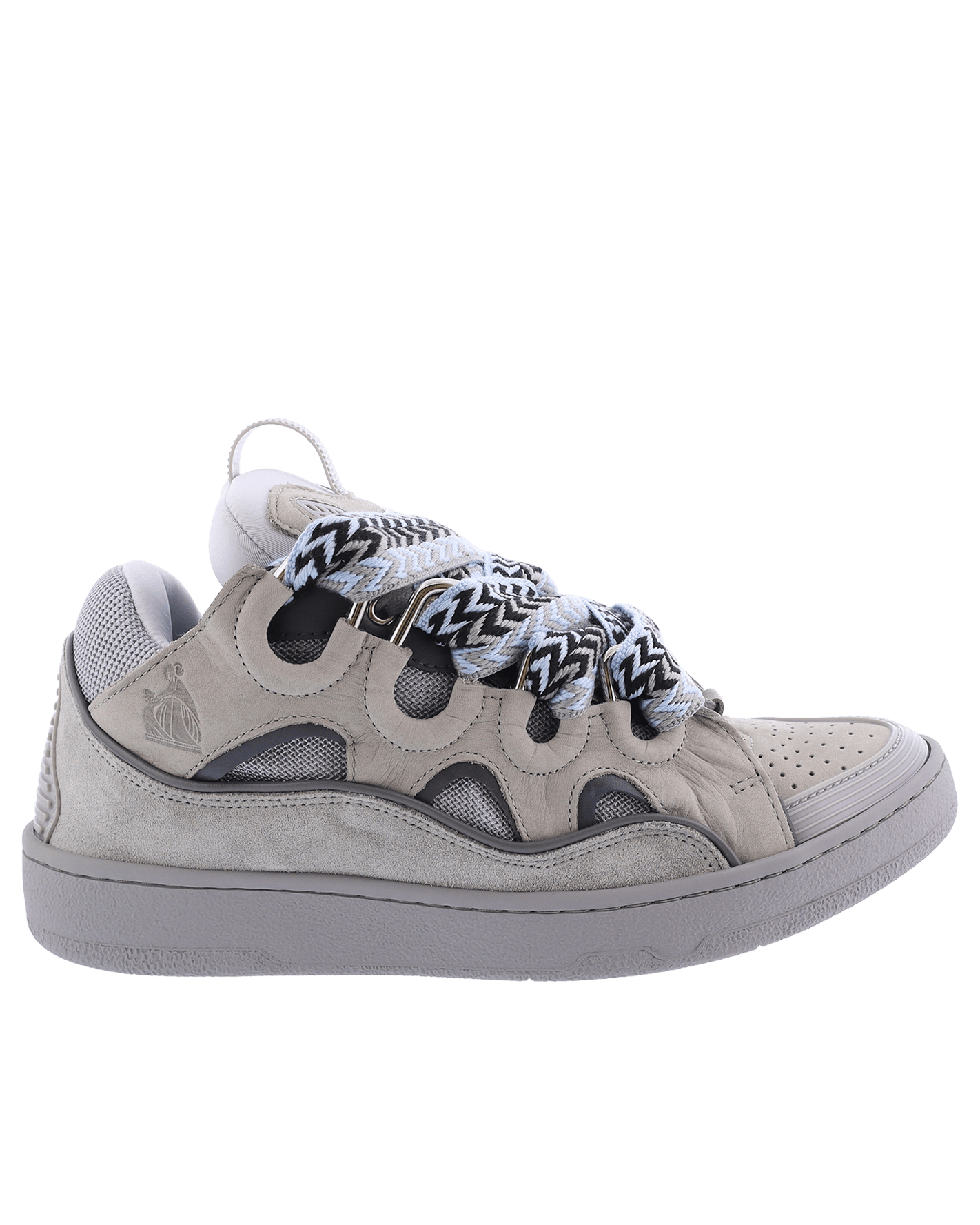 Heren Curb Sneaker Grijs