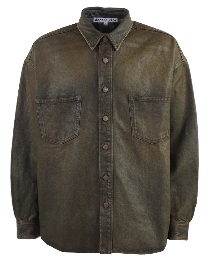 Heren DENIM BUTTON-UP SHIRT