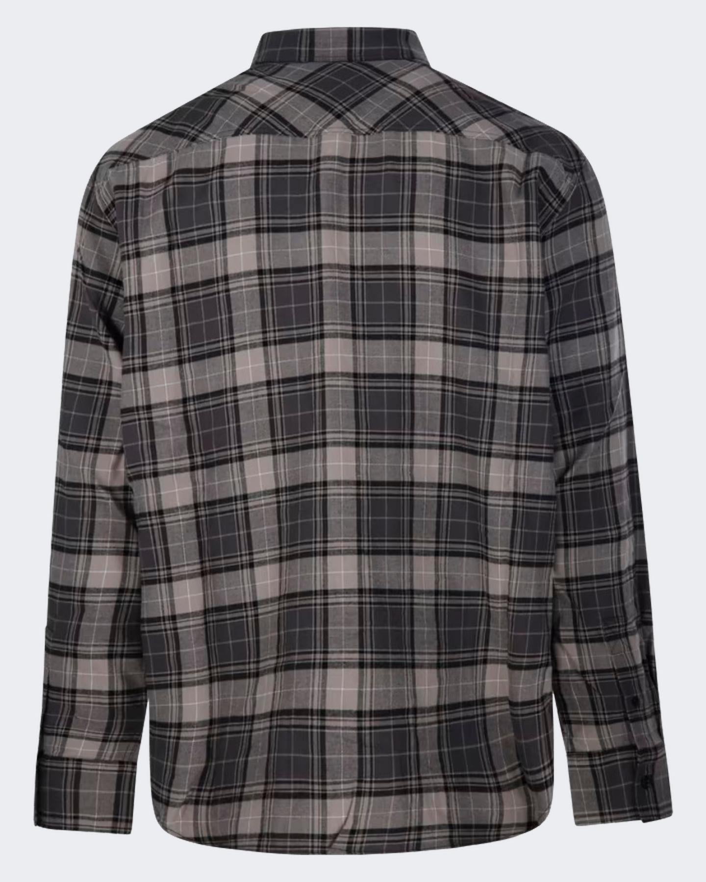 OFF WHITE Heren Spray Book Check Shirt Grijs