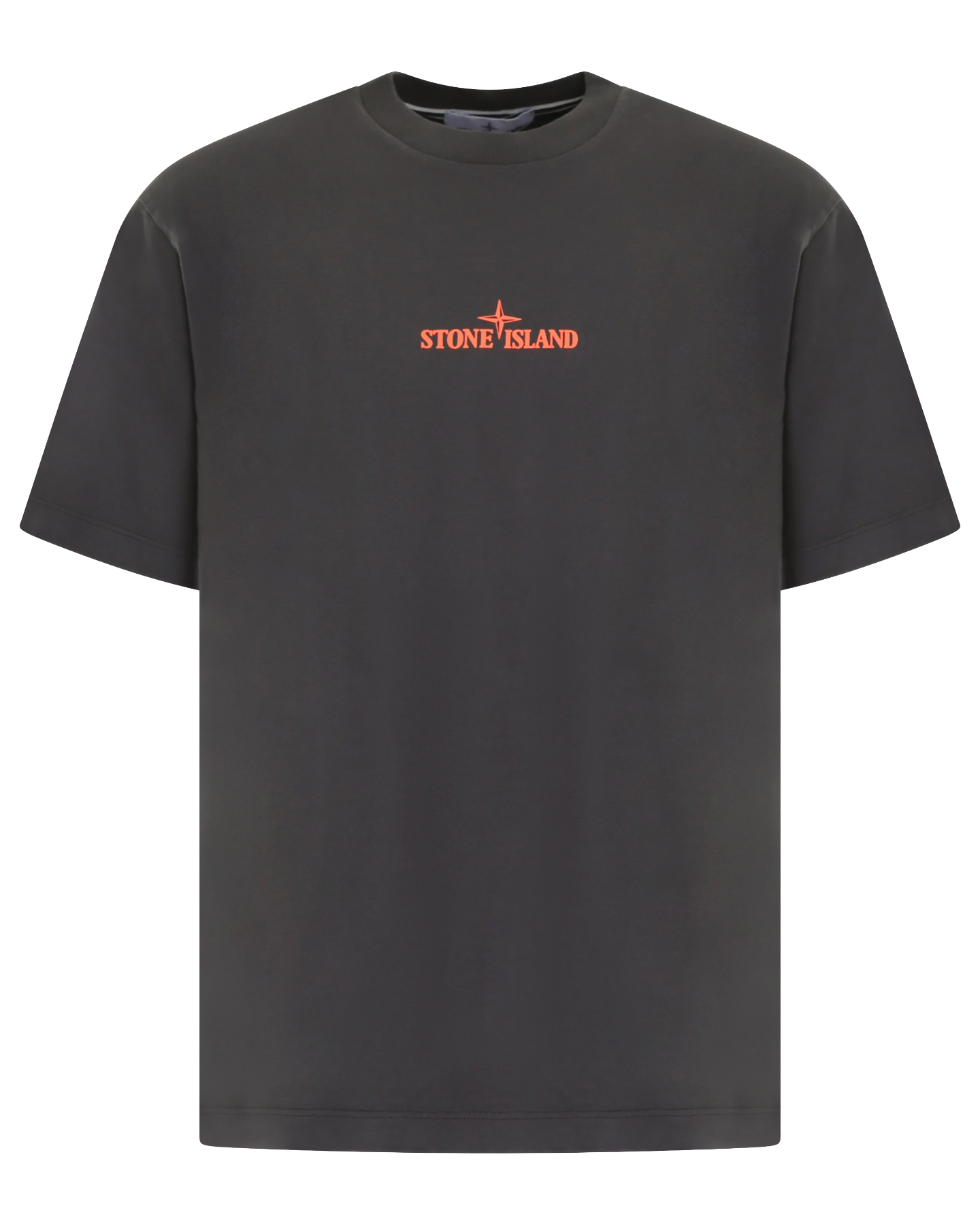 Heren Finger Print T-Shirt Grijs