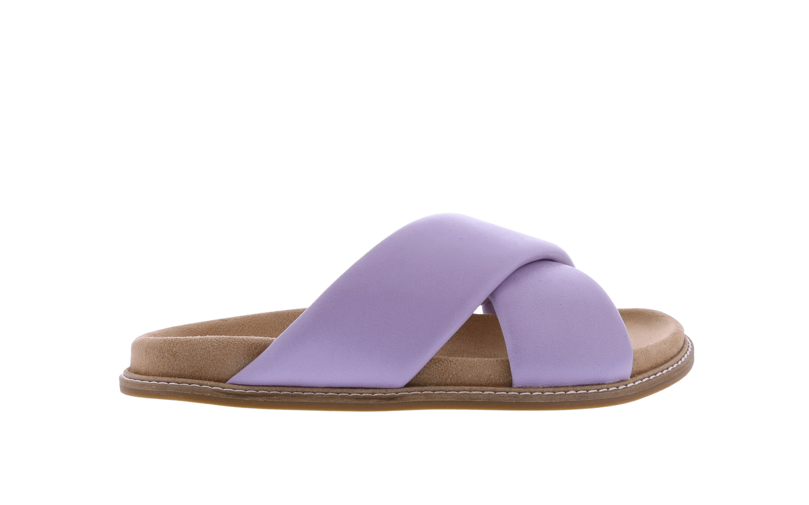 Dames Leather Band Slipper