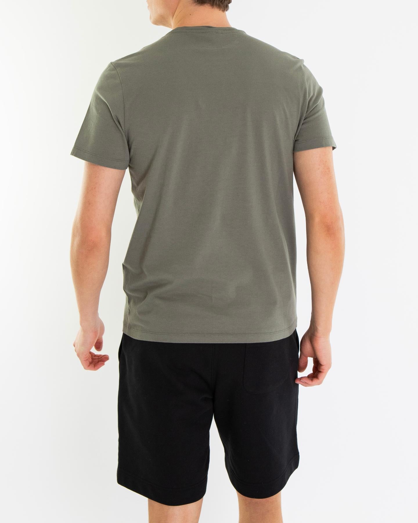 Heren Patch T-Shirt Groen