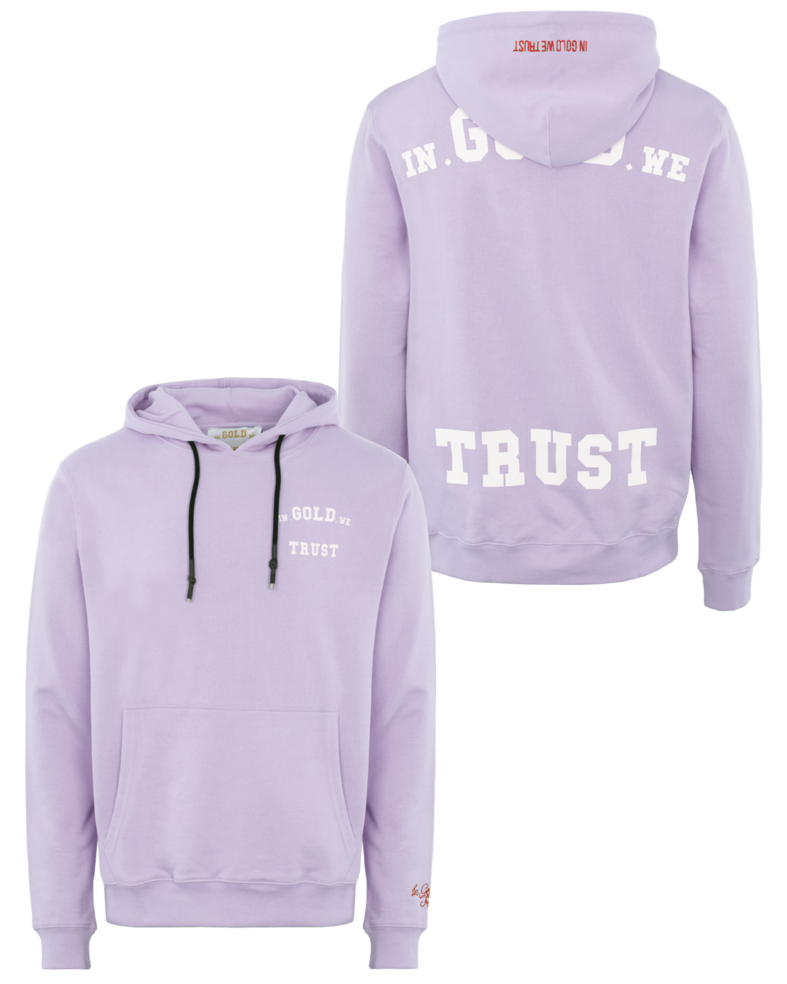 Gold We Pullover Heren In Gold We Trust Heren The Notorious Lavendel