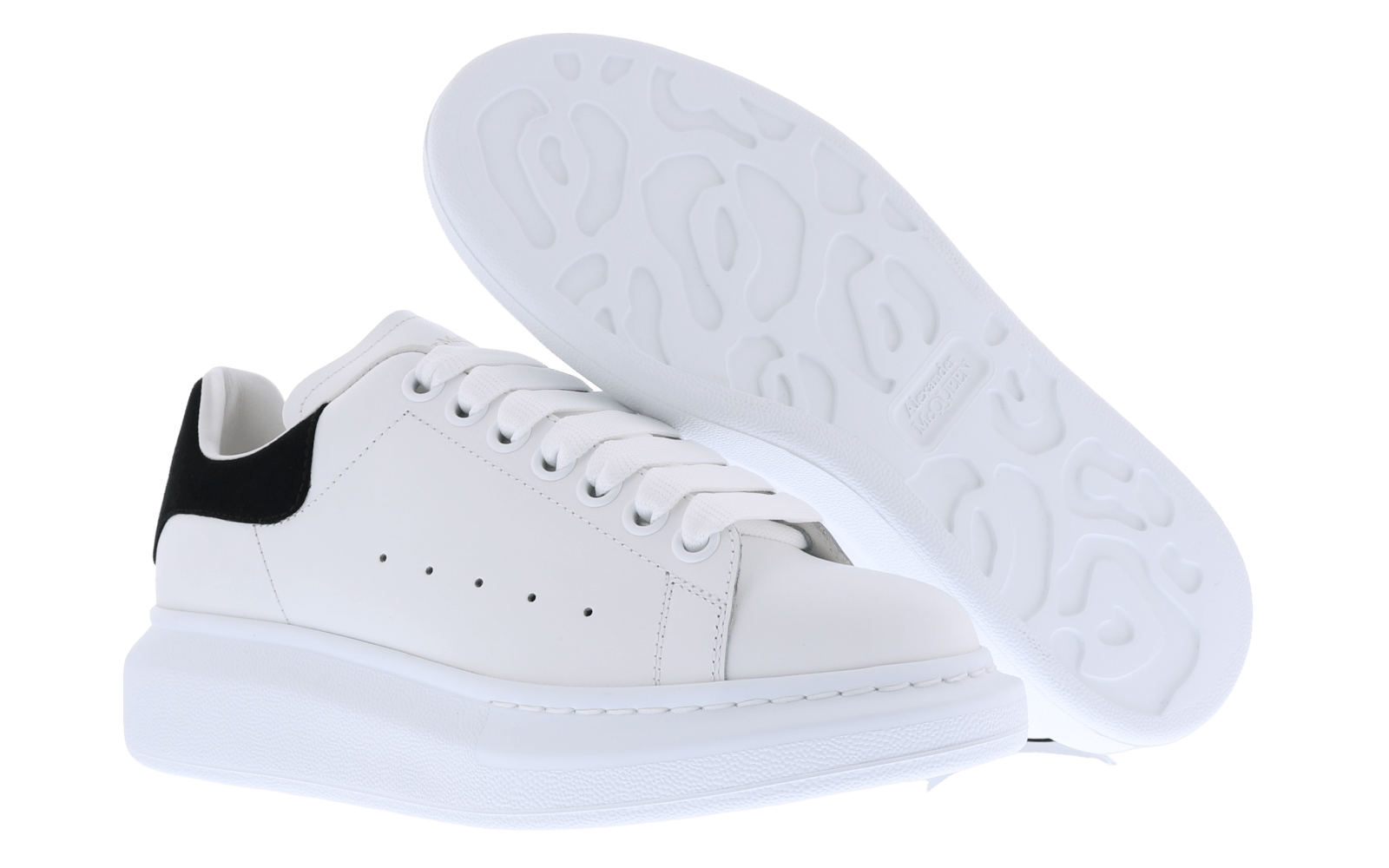 Dames Oversized Sneaker wit/zwart